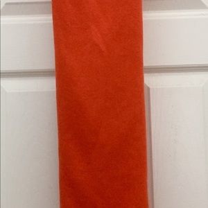 Lafayette 148 Cashmere Silk Orange Womens Scarf